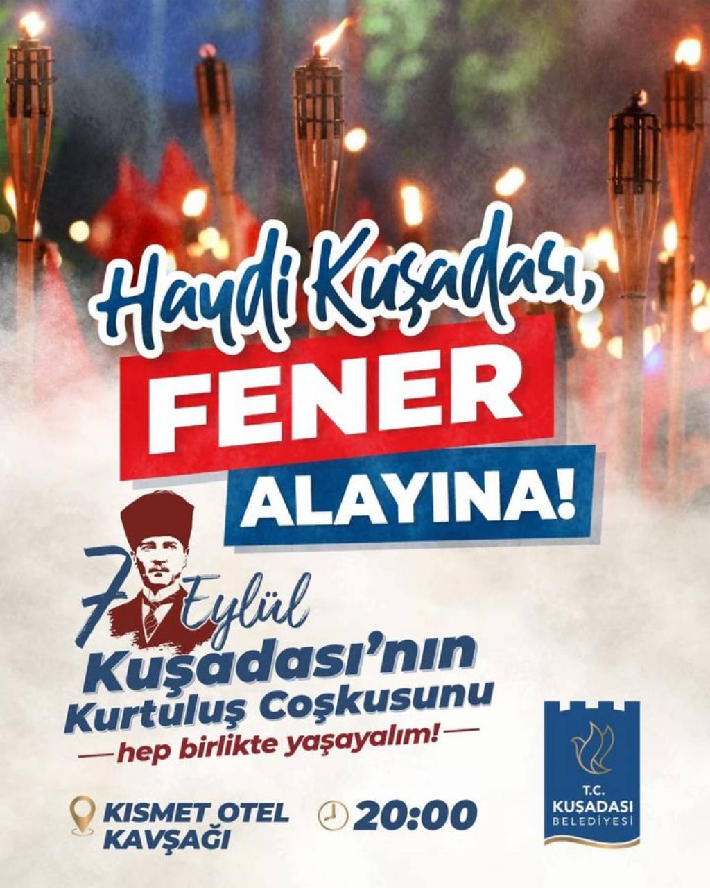 Kuşadası Belediyesi'nden Fener Alayı Daveti!